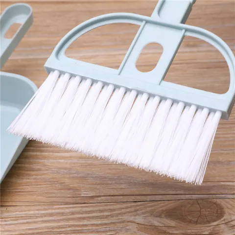Mini Nordic Desktop Cleaning Brush And Dustpan Set Office Keyboard Sweeper Plastic Broom Dustpan Household Tools