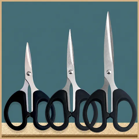Stainless Steel Household Office Stationery Scissors Sharp Metal Blade Multipurpose Tool