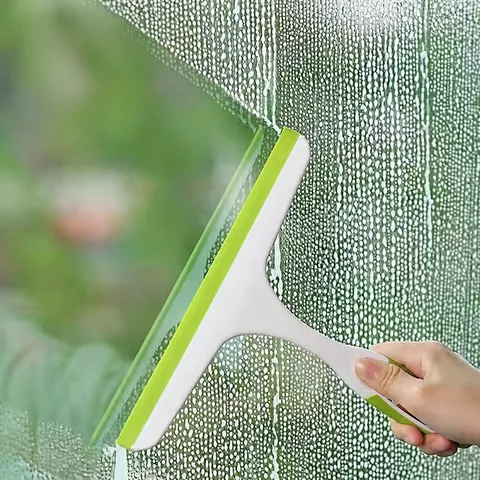 Haushalt Fenster Glasreiniger Kunststoff Abzieher Badezimmer Spiegel Reinigungswerkzeug Mit Weicher Gummiklinge Für Den Täglichen Heimgebrauch