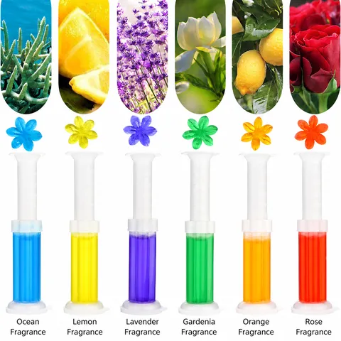 Toilet Bowl Cleaner Gel Stamp Long Lasting Deodorizing Aromatherapy Floral Toilet Cleaning Gel For Bathroom Cleaning