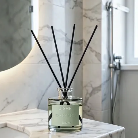 Home Fragrance Reed Diffuser Glass Bottle Liquid Air Freshener For Bedroom Living Room Office Decoration Scented Aroma