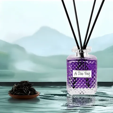 Home Fragrance Reed Diffuser Bottle Long Lasting Air Freshener Aromatherapy Essential Oil Room Deodorizer