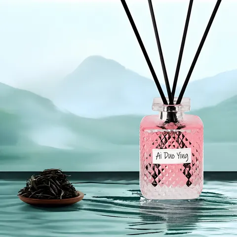 Home Fragrance Reed Diffuser Bottle Long Lasting Air Freshener Aromatherapy Essential Oil Room Deodorizer