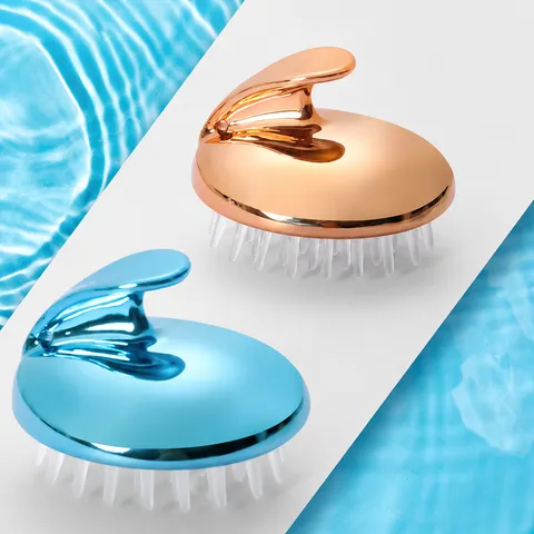 Silicone Scalp Massager Shampoo Brush Soft Hair Scrubber Scalp Exfoliator Hair Care Tool For Women Men