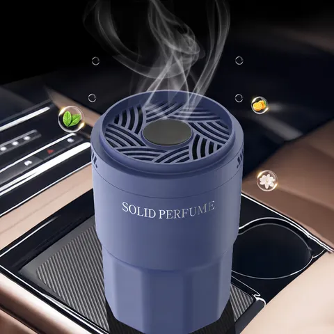 Car Air Freshener Solid Perfume Long Lasting Aromatherapy Deodorizing Cup Holder Fragrance Ornament For Auto Interior
