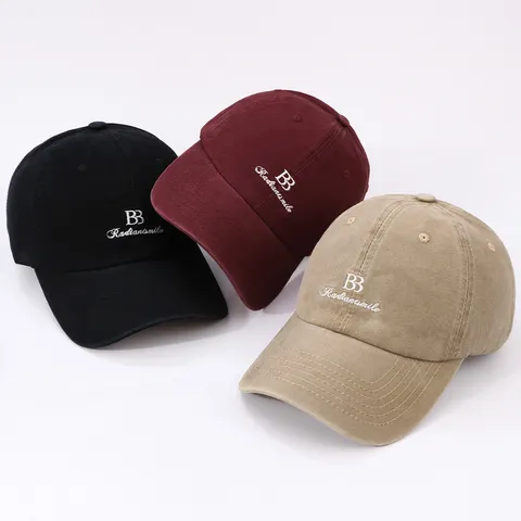 Unisex Baumwolle Baseballkappe Lässig Outdoor Sonnenschutz Bestickter Buchstabe Verstellbare Dad Hat Mode Streetwear