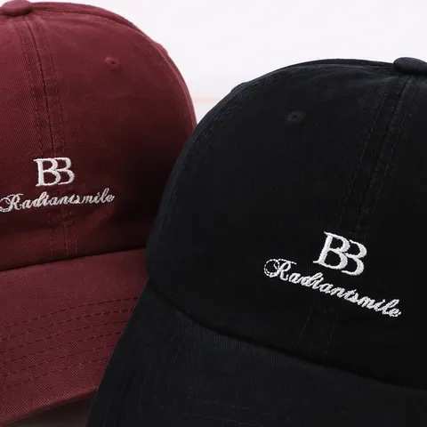 Unisex Baumwolle Baseballkappe Lässig Outdoor Sonnenschutz Bestickter Buchstabe Verstellbare Dad Hat Mode Streetwear