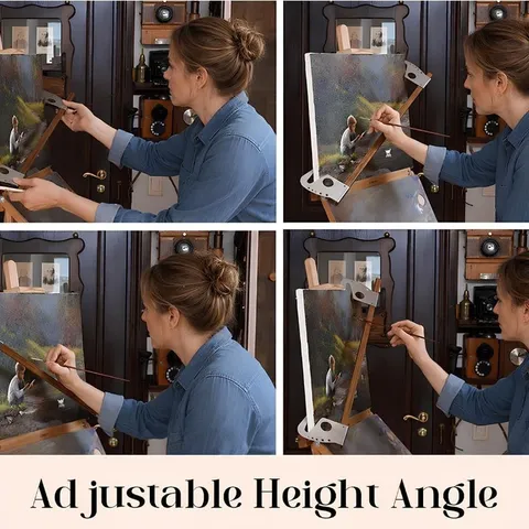 Adjustable Easel Hand Rest Support Bar Stainless Steel Artist Hand Support Bridge Stable Painting Tool For Easel Board