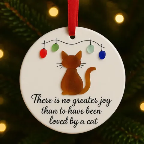 Danke Dass Du Ein Toller Freund Bist Herz Ornament Keramik Acryl Weihnachtsbaum Hängende Dekorationen Haustier Katze Hund Pferd Gedenkgeschenk