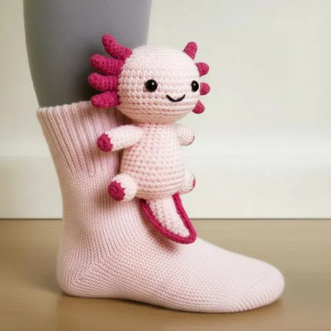 Handgefertigte 3D Tierstricksocken Lustige Häkel Neuheit Warme Wintersocken Kreative Cartoon Faultier Panda Tiger Haussocken Geschenk