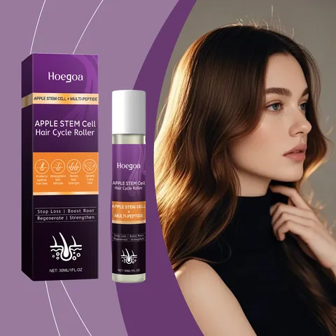 Apfelstammzelle Kopfhautpflege Roller Ätherisches Öl Haarlohn Stärkung Nährende Kopfhautbehandlung Serum Für Tägliche Pflege