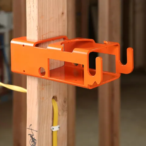 Tragbarer Metall Getränkehalter Pfostenmontage Becher Handy Regal Mit Haken Schwerlast Eisen Aufbewahrung Für Holzbearbeitung Baustelle