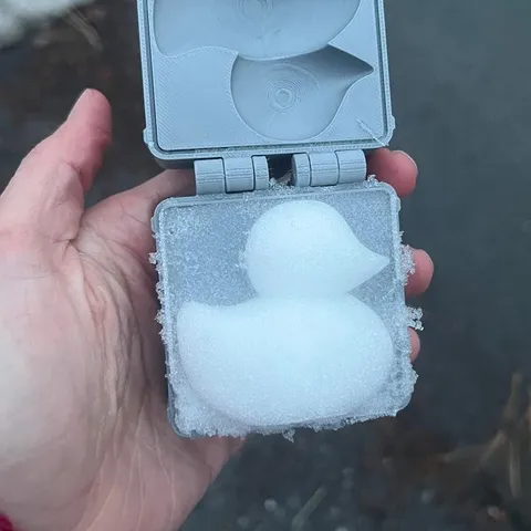 Schnee Ente Form Macher Outdoor Winter Schnee Spiel Form Spielzeug Kreative Entenform Sandform Für Kinder Spaß Schneeballschlacht Aktivitätswerkzeug
