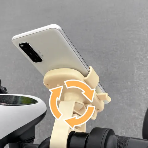 Süßer Cartoon Bär Elektrofahrrad Handyhalterung Anti Vibrations Navigationshalterung Kunststoff Handy Ständer Für Motorrad Roller