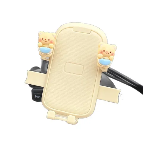 Süßer Cartoon Bär Elektrofahrrad Handyhalterung Anti Vibrations Navigationshalterung Kunststoff Handy Ständer Für Motorrad Roller