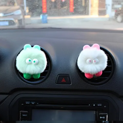 Car Air Vent Perfume Clip Cute Plush Little Monster Air Freshener Aromatherapy Ornament Cartoon Car Interior Accessories