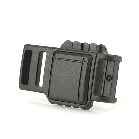 Magnetische Snelle Ontgrendeling Gesp Voor Outdoor Rugzak Helm Plastic Sluiting Clip Nylon Tas Accessoires Zwart