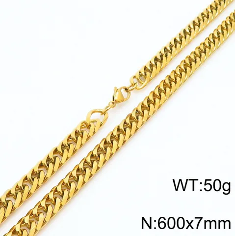 Ensemble Collier Et Bracelet En Chaine Cubaine En Acier Inoxydable Chaine Maillons Géométriques Minimaliste Bijoux De Mode Pour Hommes Et Femmes