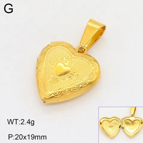 Roestvrij Stalen Foto Medaillon Hanger Openbaar Hart Medaillon Bedel Retro Hol Ontwerp Sieraden Cadeau voor Vrouwen