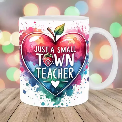 Keramik Lehrer Wertschätzung Kaffeetasse Blumen Apfel Buch Muster Weißer Becher Für Den Besten Lehrer Geschenk Tasse