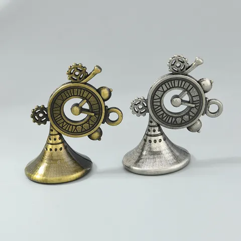 Steampunk Mechanische Uhr Zahnrad Anhänger Vintage Legierung DIY Schmuckzubehör Bronze Silber Schlüsselring Anhänger