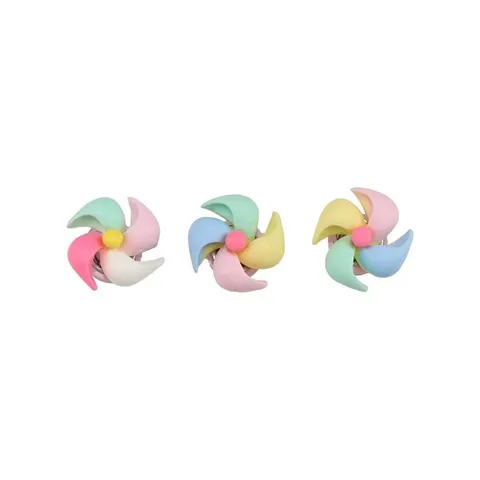 Ornement Créatif de Tableau de Bord de Voiture de Petit Moulin à Vent Rotatif Mignon Jouet en Résine Accessoires Intérieurs Pour Femmes