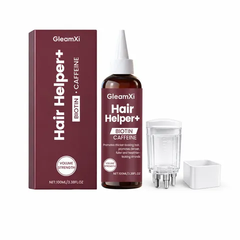 GleamXi Liquide Essence de Soin du Cuir Chevelu avec Masseur Capillaire Ensemble de Soin Quotidien Nourrissant Hydratant
