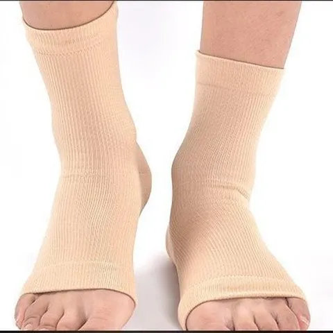 Unisex Sports Compression Nylon Ankle Sleeve Breathable Athletic Foot Support Brace For Running Fitness Training