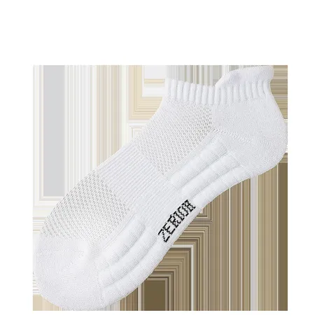 Unisex Breathable Sports Terry Ankle Socks Athletic Running Training Comfortable Cotton Blend Short Socks