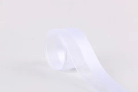 Handmade DIY Gift Packaging Material Flower Ribbon Half Satin Half Mesh Ribbon Craft Decorative Ribbon