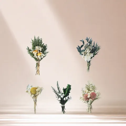 Mini Dried Flower Bouquet Natural Plant Dried Flowers For Home Decor Desktop Ornament Gift Party Table Decoration