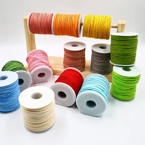 PU Leather Cord Braided Velvet Deerskin Rope For DIY Jewelry Making Necklace Bracelet Lanyard Craft Supply