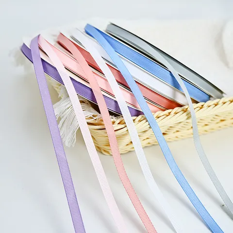 Ripsband Und Satinband Für DIY Handgemachte Haarschmuck Blumenstraußverpackung Backen Textil Handwerk Zubehör