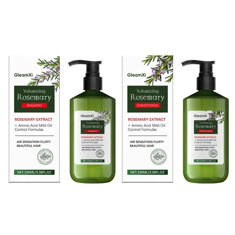 Ensemble Shampooing Et Après-Shampooing Soin Des Cheveux Au Romarin Hydratant Nourrissant Cuir Chevelu Rafraîchissant Utilisation Quotidienne