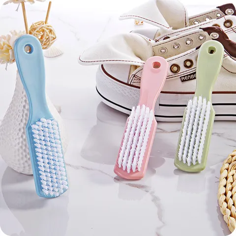 Multifunctional Plastic Shoe Brush Soft Bristle Laundry Cleaning Brush Household Bathroom Floor Scrub Brush