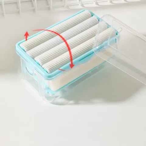 Multi Functional Soap Dish Press Foaming Plastic Soap Box Household Drainage Soap Holder Bathroom Storage Container