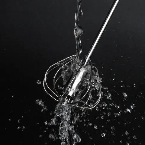 Stainless Steel Semi-Automatic Egg Whisk Hand Press Rotating Cream Mixer Ergonomic Handle Kitchen Baking Tool For Home