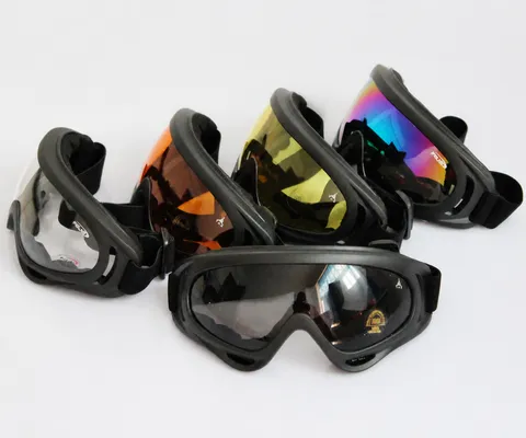 X400 Gafas de Moto A Prueba de Viento Ciclismo Deportes al Aire Libre Protección Polvo Gafas UV400 PC