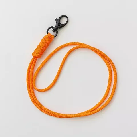 Laccetto in Paracord Tessuto Tracolla Laccetto da Polso per Cellulare Portachiavi Antismarrimento Corda Sospesa Fatta a Mano Accessori da Viaggio all'Aperto