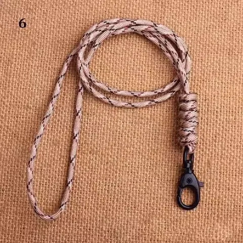 Laccetto in Paracord Tessuto Tracolla Laccetto da Polso per Cellulare Portachiavi Antismarrimento Corda Sospesa Fatta a Mano Accessori da Viaggio all'Aperto