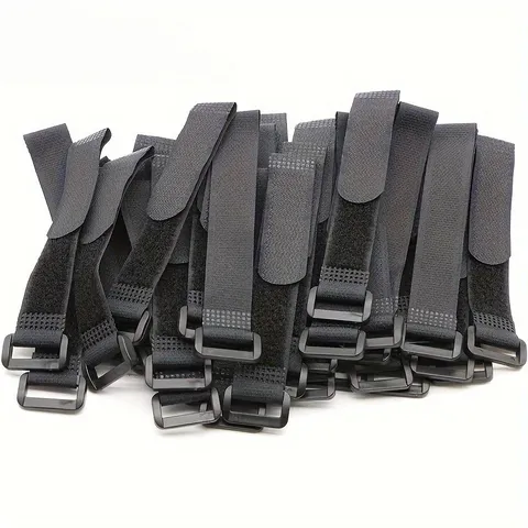 Cinghia in Nylon a Strappo Fascetta di Fissaggio Resistente Con Fibbia in Plastica Cinghia di Legatura Regolabile