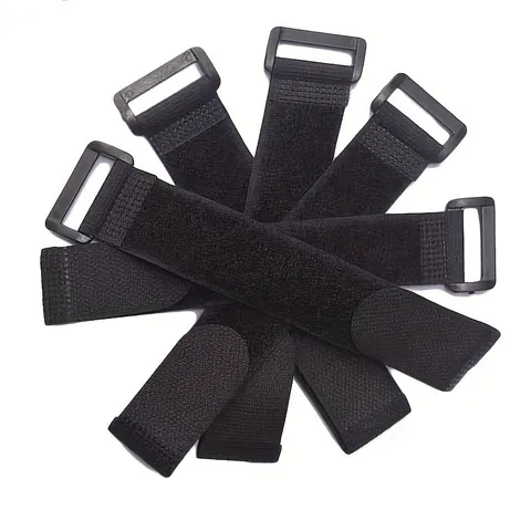 Cinghia in Nylon a Strappo Fascetta di Fissaggio Resistente Con Fibbia in Plastica Cinghia di Legatura Regolabile