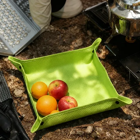Outdoor Wasserdichte Tragbare Faltbare Aufbewahrungskorb Camping Reisen Leichte Aufbewahrungstablett Multifunktionale Organizer Box