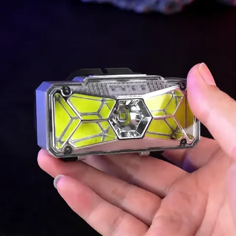 LED Headlight Outdoor Strong Light USB Rechargeable Portable Work Night Fishing Running COB Head Lamp Lighting