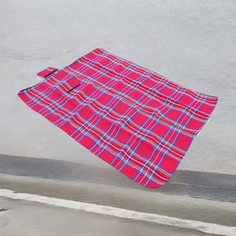 Outdoor Waterproof Picnic Blanket Thickened Moisture-Proof Camping Mat Portable Foldable Plaid Beach Mat Travel Rug