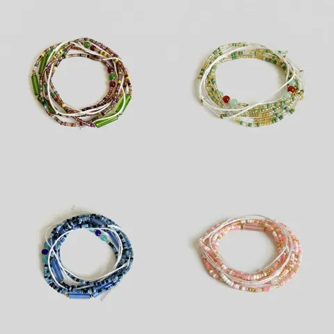 Bohemian Multi-layer Colorful Seed Bead Waist Chain For Women Summer Beach Glass Bead Belly Chain Body Jewelry Accessories