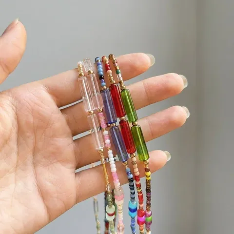 Bohemian Multi-layer Colorful Seed Bead Waist Chain For Women Summer Beach Glass Bead Belly Chain Body Jewelry Accessories