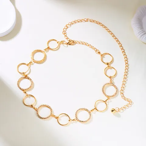 Vintage Carved Pendant Tassel Waist Chain For Women Sexy Double Layer Relief Body Chain Boho Ethnic Metal Belly Chain Jewelry
