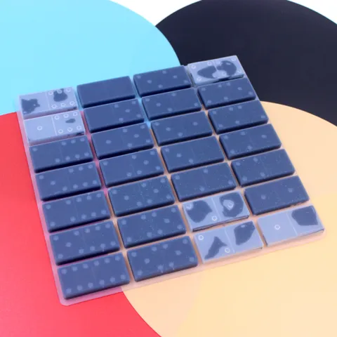 DIY Silicone Domino Mold Resin Casting Epoxy Mold Creative Mahjong Domino Game Board Handmade Craft Making Tool