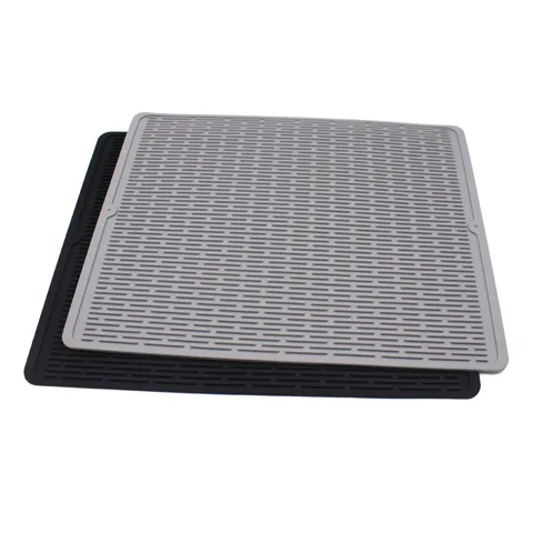 Alfombrilla De Secado De Platos De Silicona Para Encimera De Cocina Resistente Al Calor Antideslizante